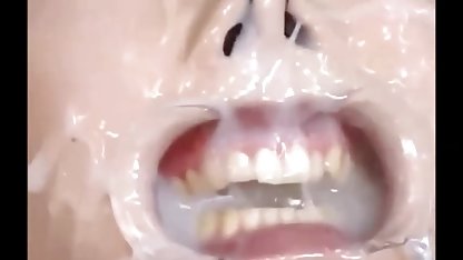 Bunden japansk svenska vuxenfilmer tjej med stora tuttar tar smekning från en man